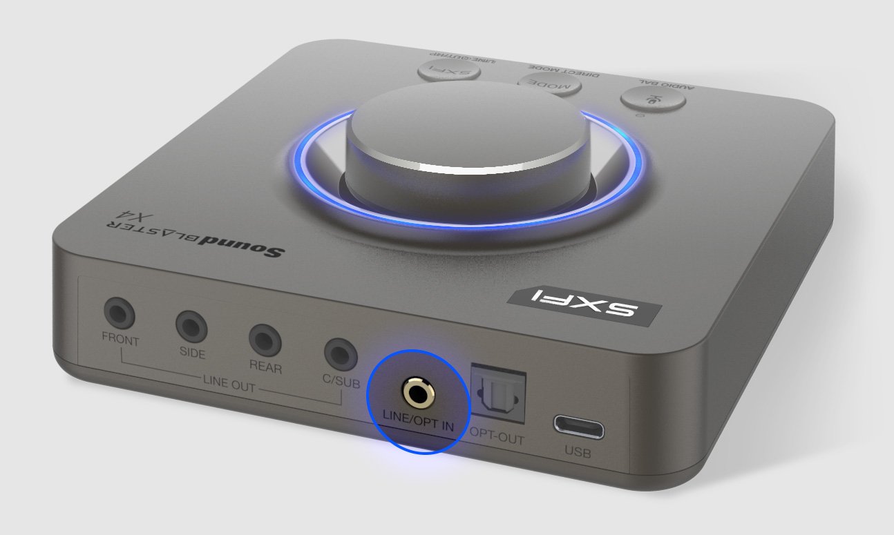 Creative Sound Blaster X4 Hi-Res 24bit/192kHz External USB